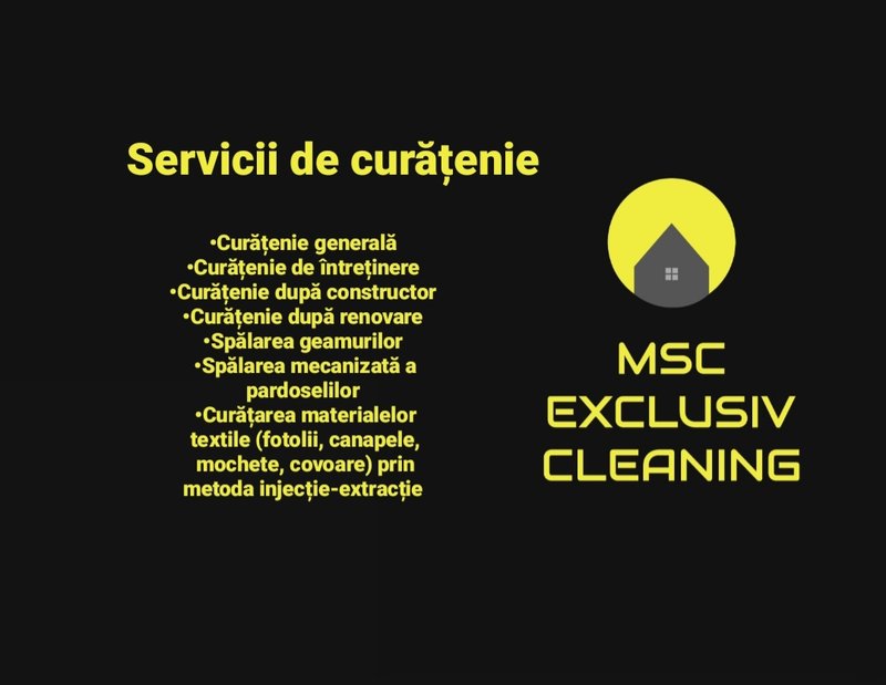 MSC Exclusive Cleaning - Servicii curatenie